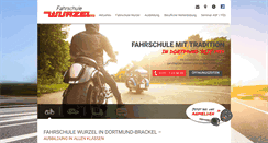 Desktop Screenshot of fahrschule-wurzel.de